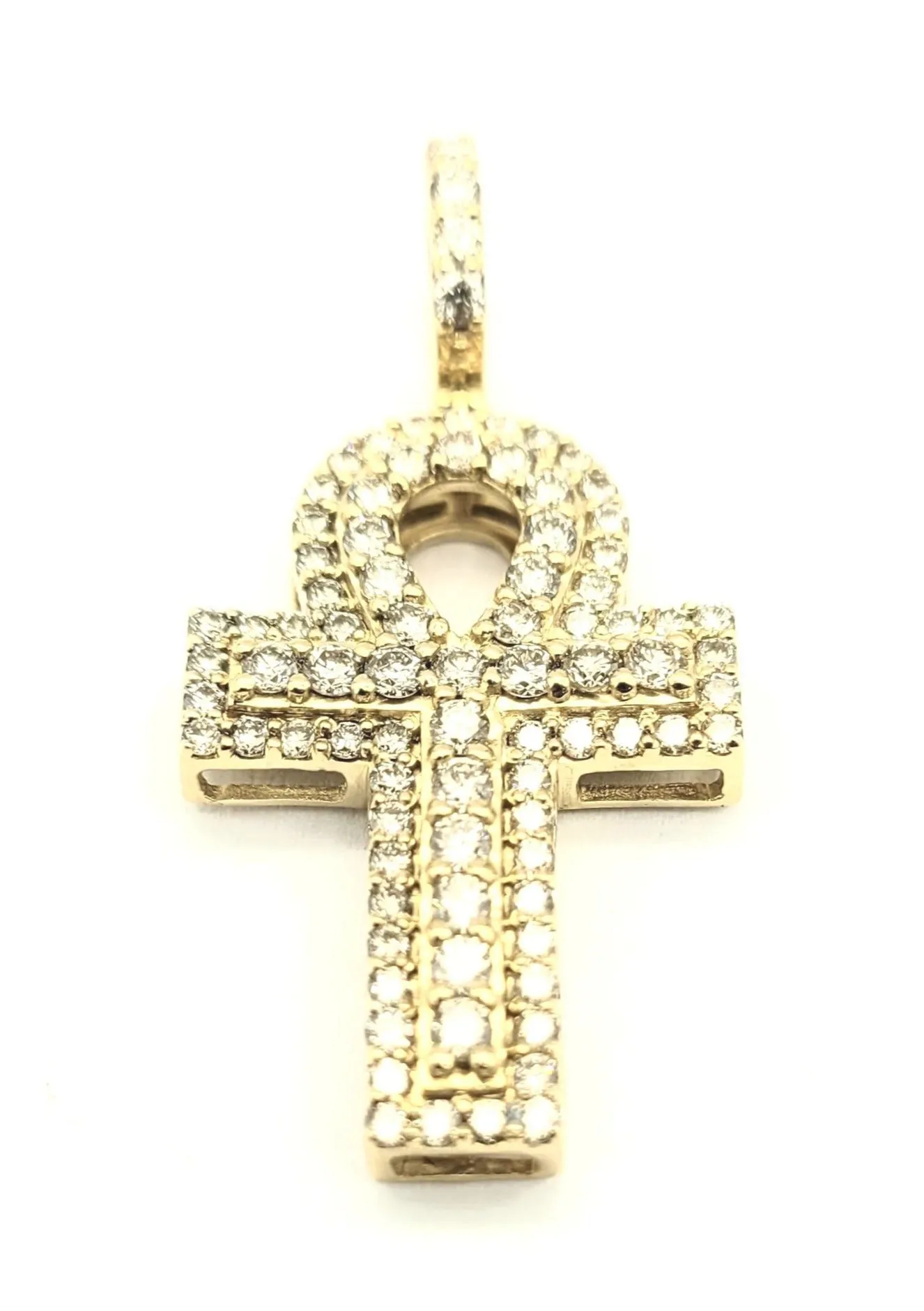 New 1.65 Carat Diamond Ankh