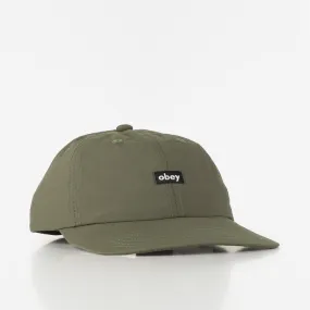 OBEY Lowercase Nylon 6 Panel Strapback Cap