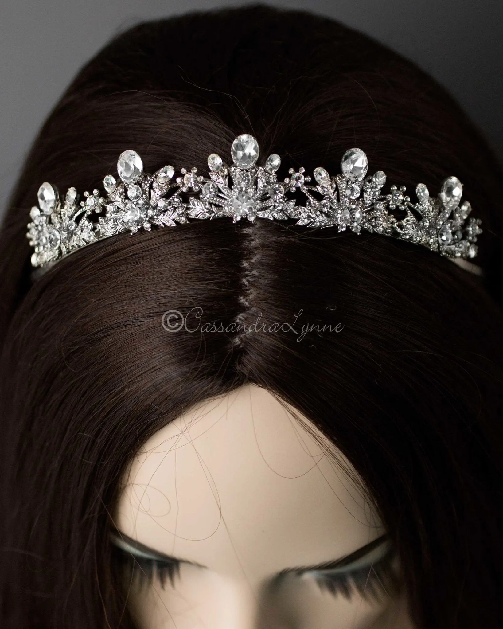 Oval Jewels Wedding Tiara