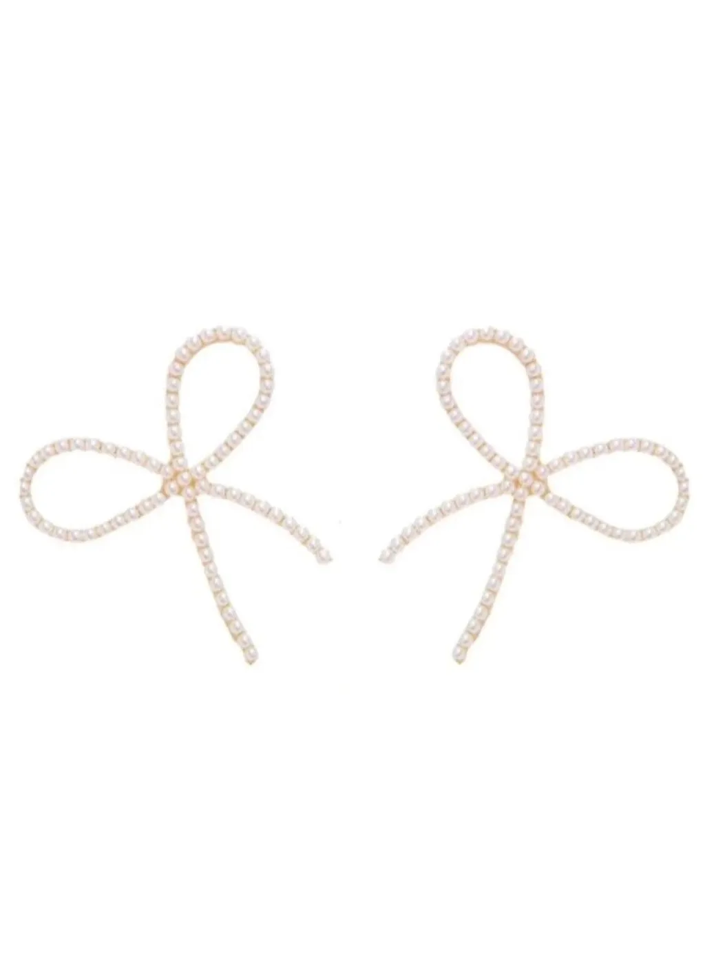 Pearl Bow Studs