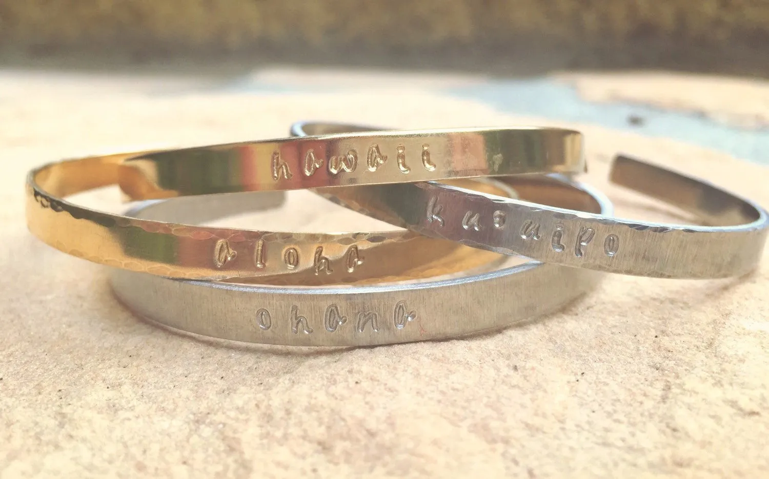 Personalized Jewelry Cuffs, Bracelets