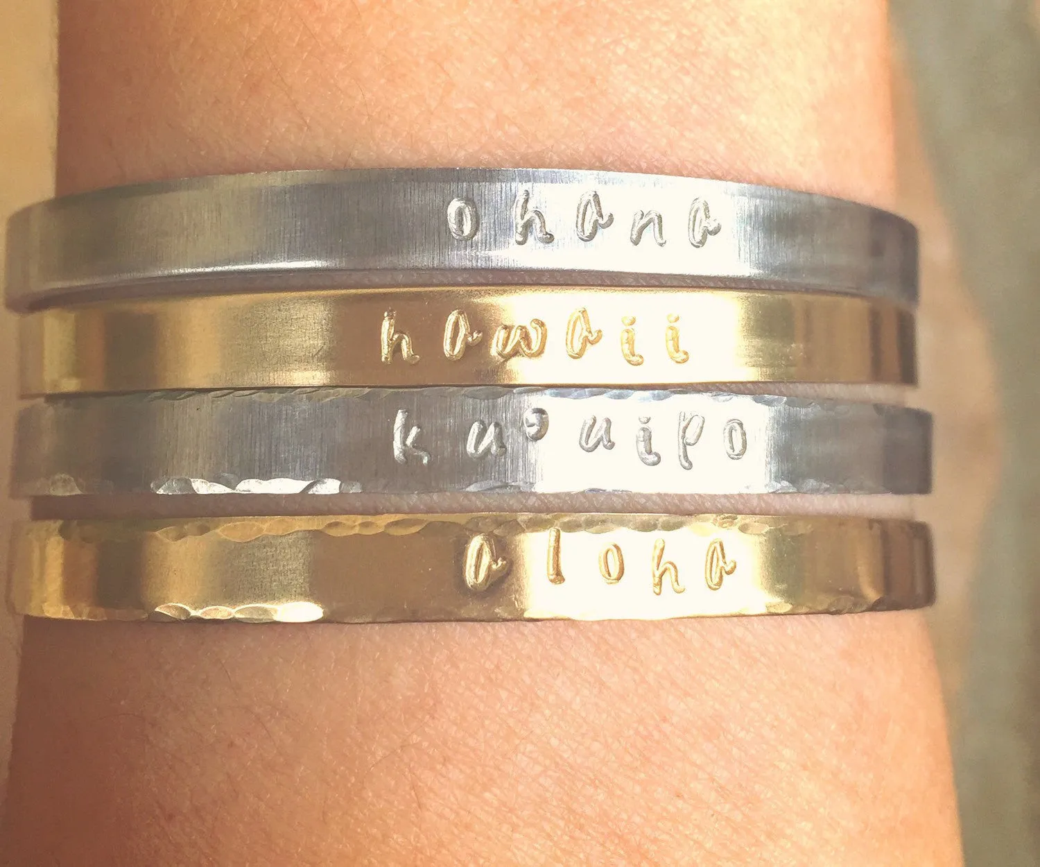 Personalized Jewelry Cuffs, Bracelets