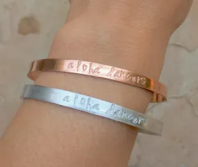 Personalized Jewelry Cuffs, Bracelets