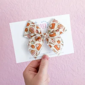 Pumpkin Pie Kids Bow