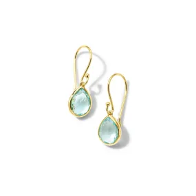 Rock Candy Teeny Teardrop Earrings in Blue Topaz