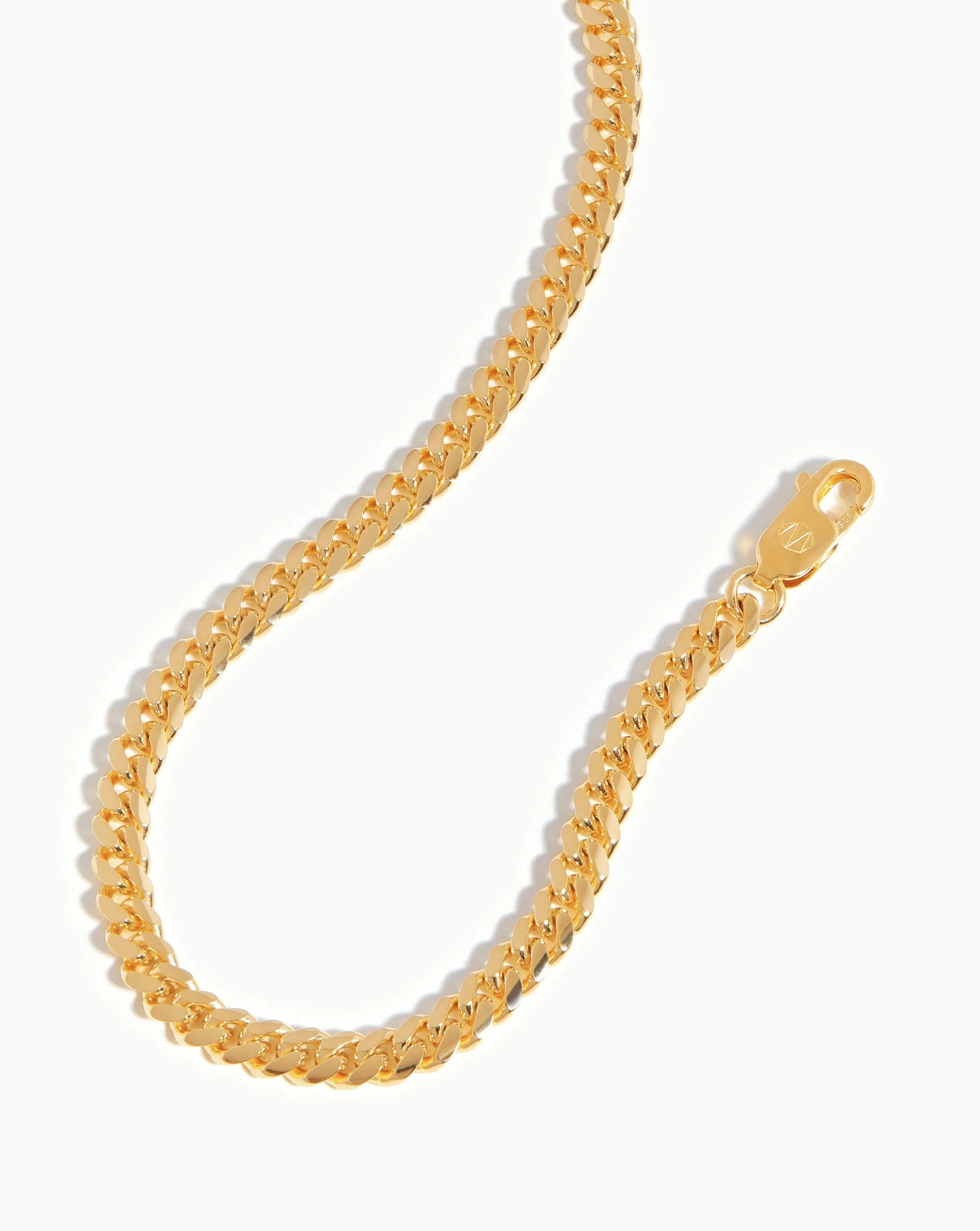 Round Curb Chain Necklace