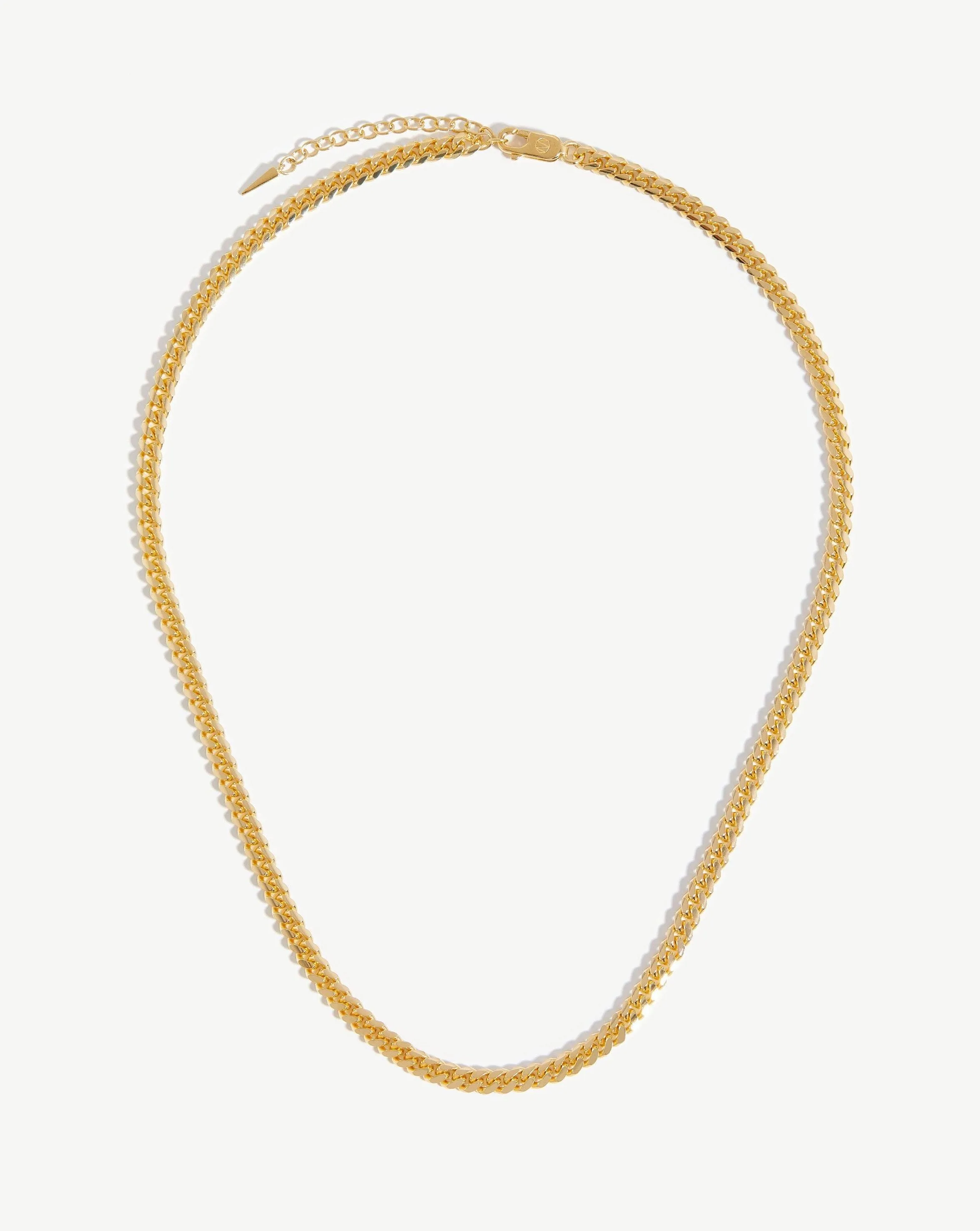 Round Curb Chain Necklace