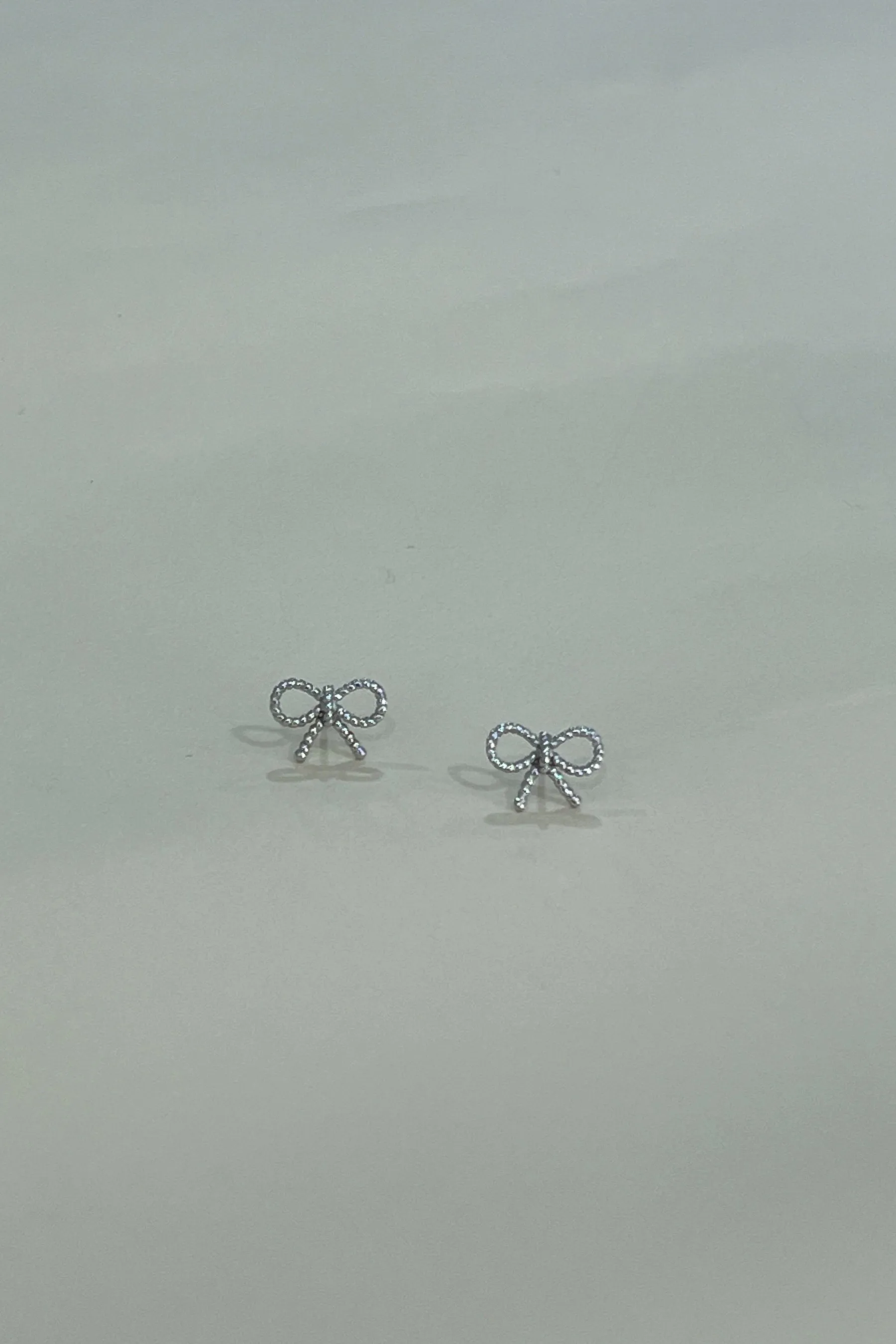 Silver Bow Studs