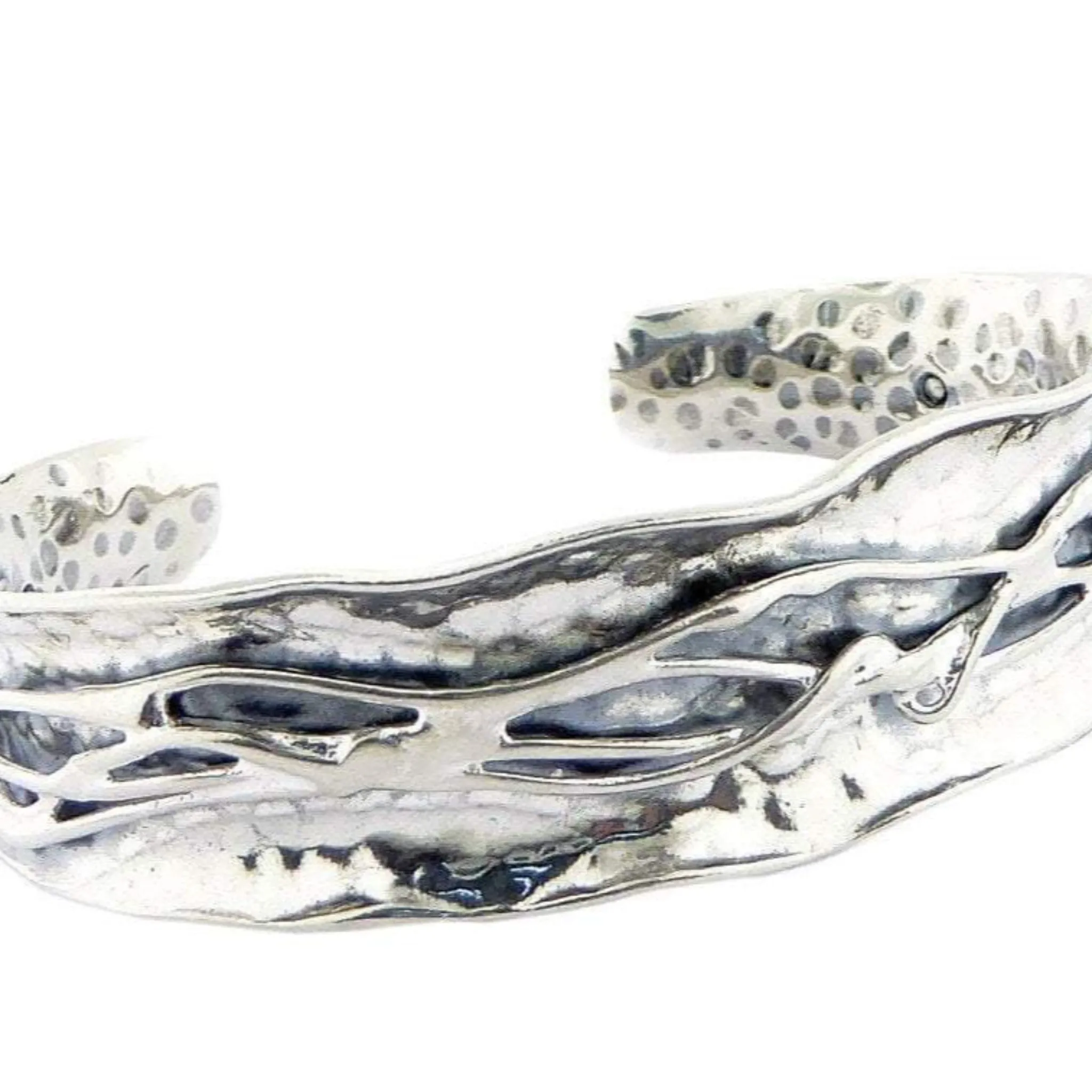 Silver Bracelet for woman. Elegant and unique cuff bracelets. Israeli jewelry.