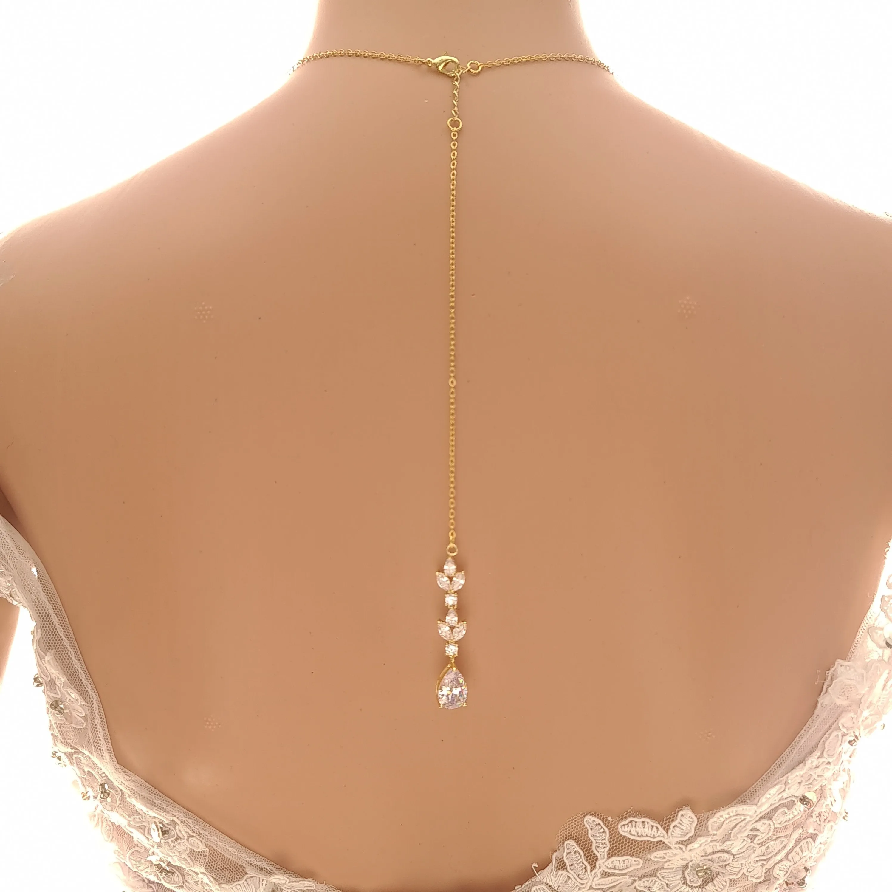 Simple Wedding Jewelry Set for The Bride-Anya