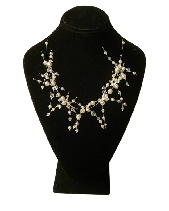 Stunning Handmade Starlight Spray Necklace