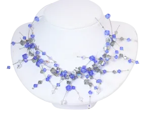 Stunning Handmade Starlight Spray Necklace