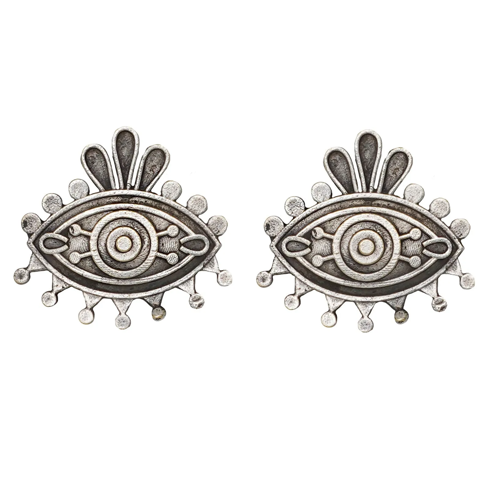 Teejh Aainaa Silver Oxidised Jewelry Gift Set