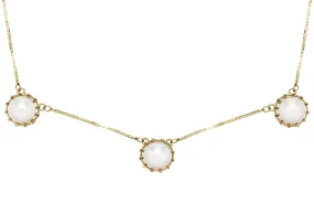 TRIO FLOR PERLA NECKLACE