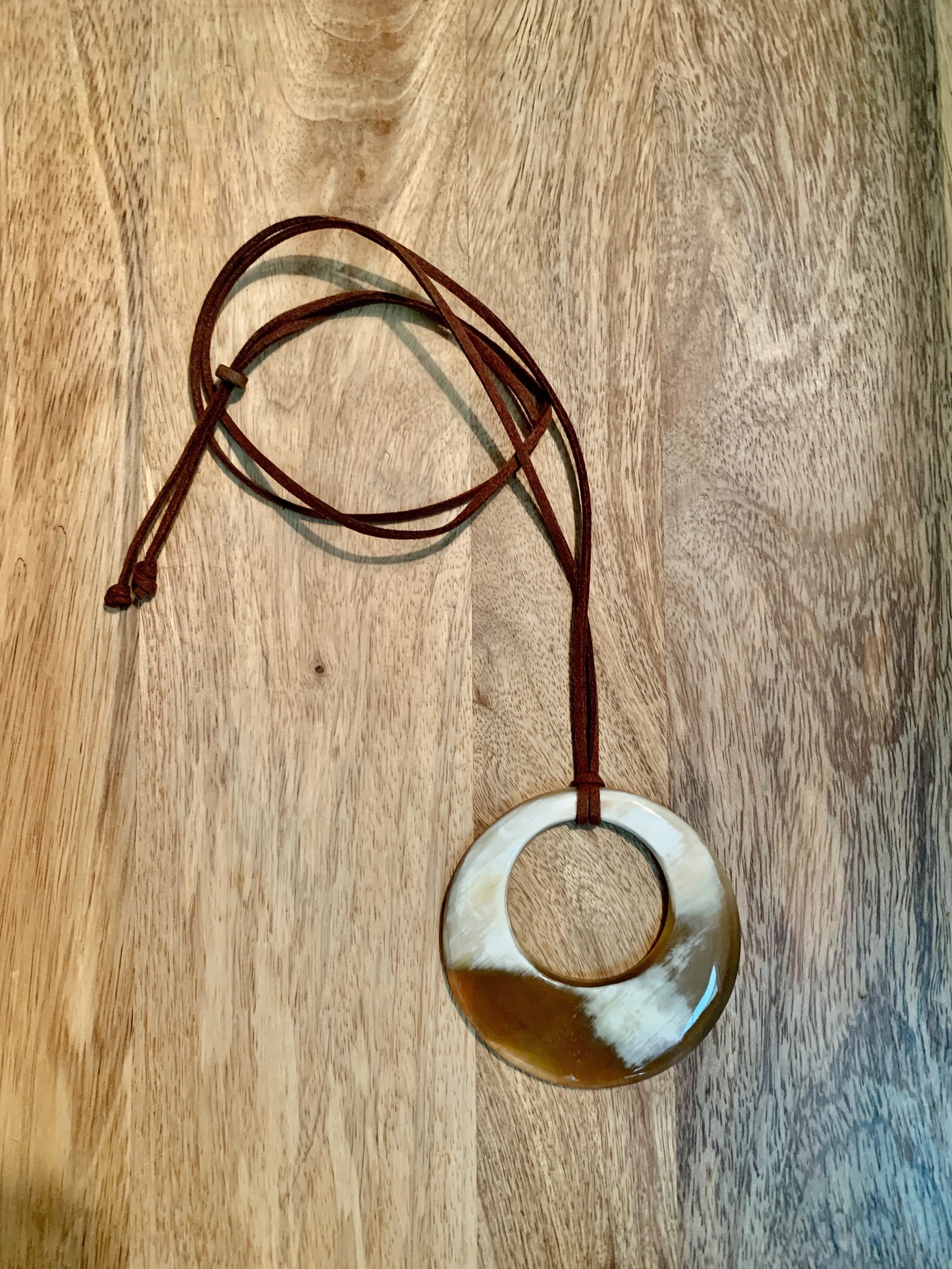 Water Buffalo Horn Necklace